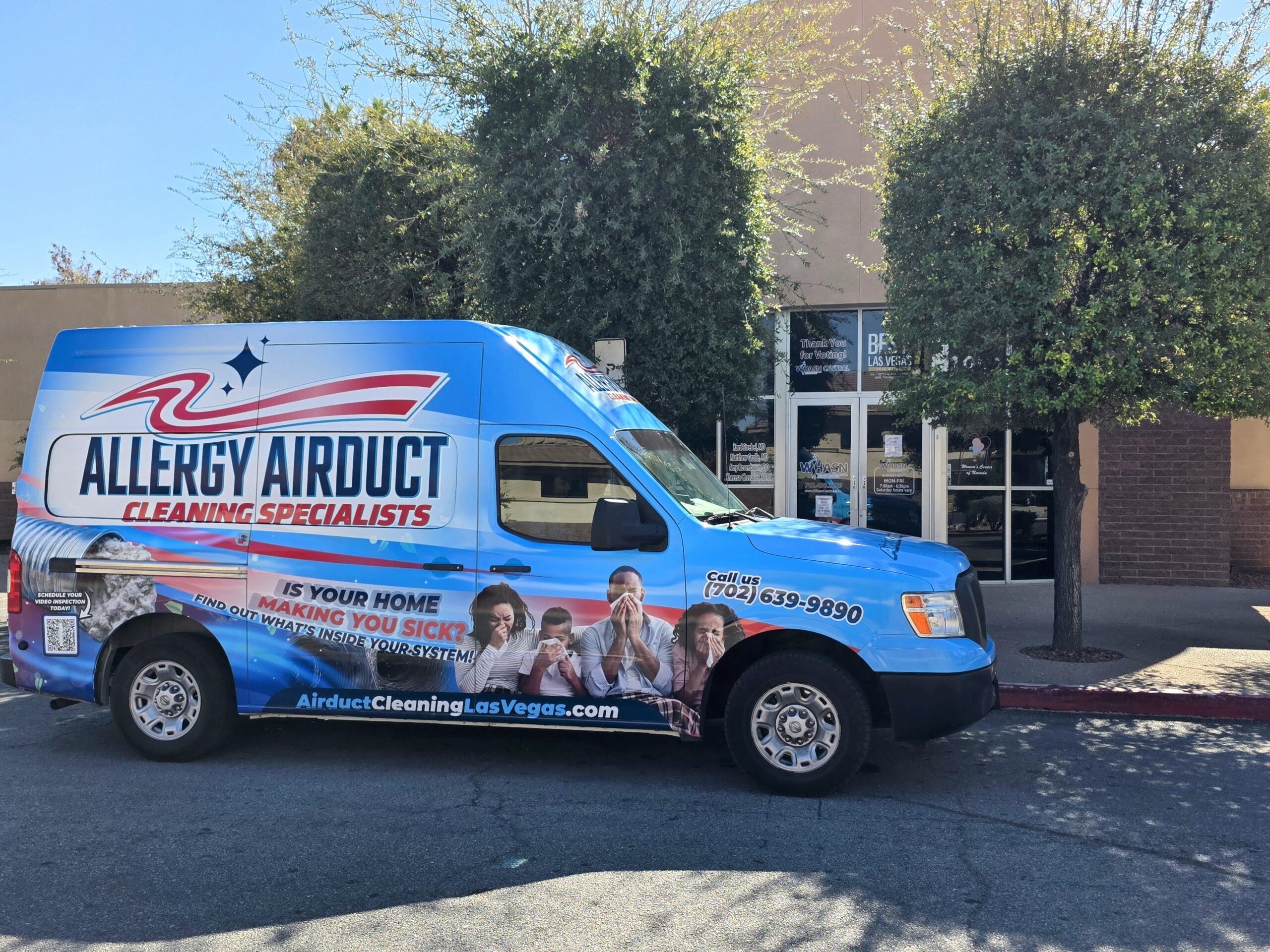 Allergy Air Duct Cleaning Specialists van specialists air duct cleaning company service in Las Vegas NV